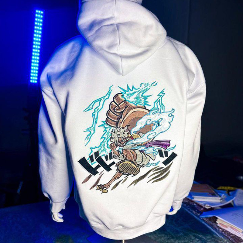 Luffy Gear 5 One Piece Embroidery Design 3