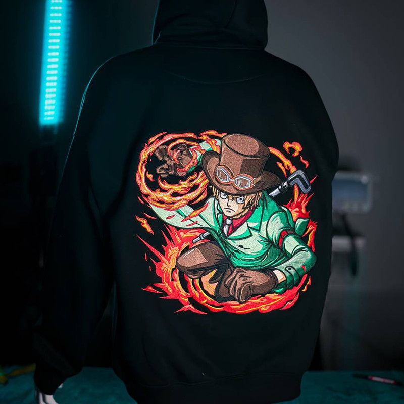 Sabu One Piece Embroidery Design 3