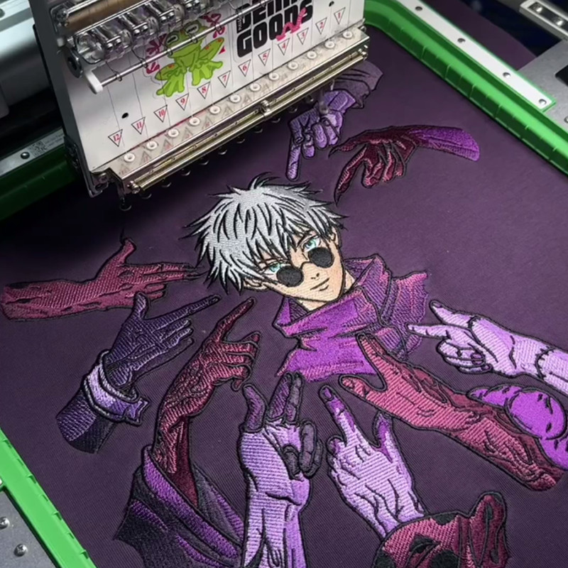 Gojo Satoru Jujutsu Kaisen Embroidery Design 2