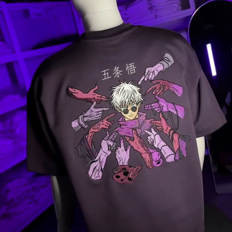 Gojo Satoru Jujutsu Kaisen Embroidery Design 3