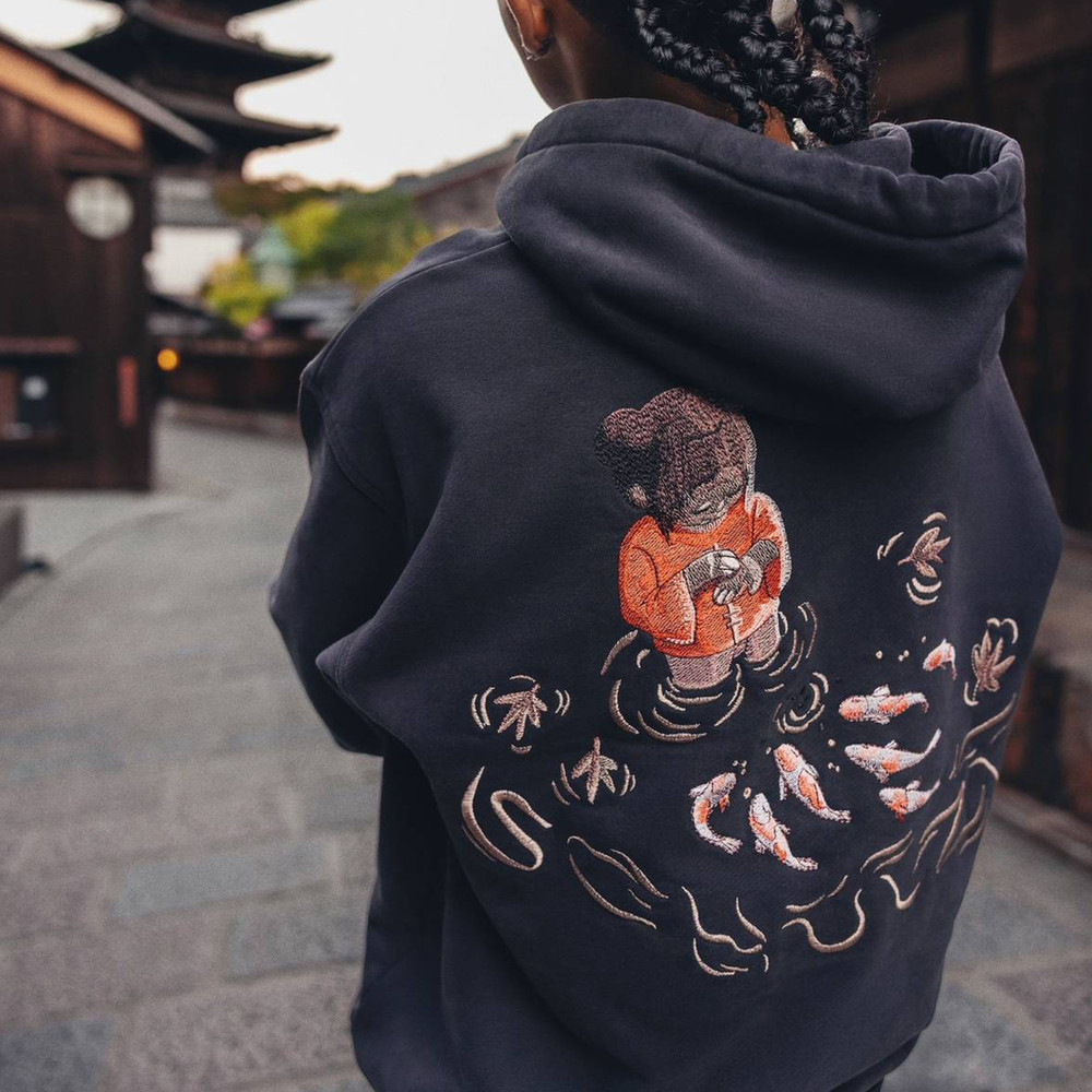 Fish Girl Embroidery Design 2