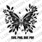SVG Butterfly Flower Svg Png Dxt Pdf  Svg Girls for Cricut Silhouette Instant Download 0