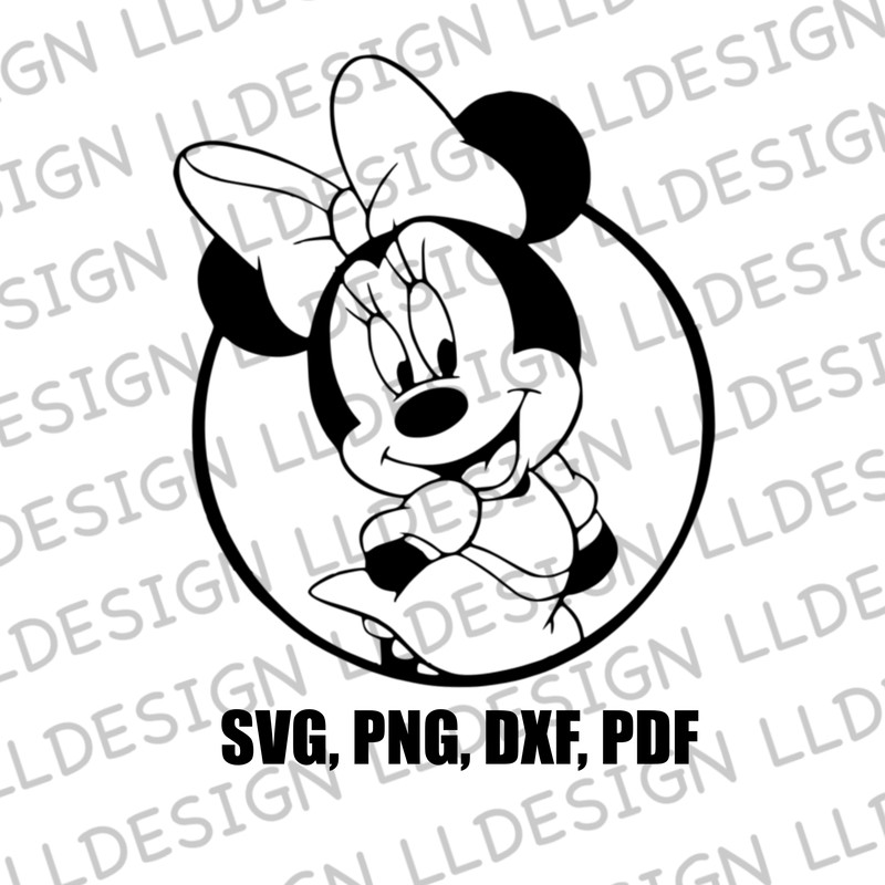 SVG Mickey Minnie Svg Png Dxt Pdf Svg Mouse for Cricut Silhouette Instant Download 0