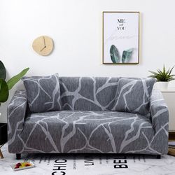anyhouz sofa cover dark gray style and protection for living room