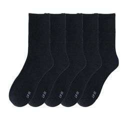 anysox 5 pairs size 6-9 fashion long socks cotton skateboard knitted