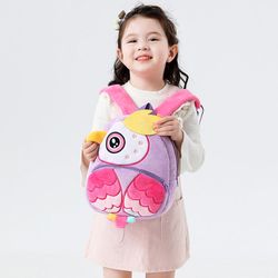 anykidz 3d owl backpack cute animal with cartoon designs