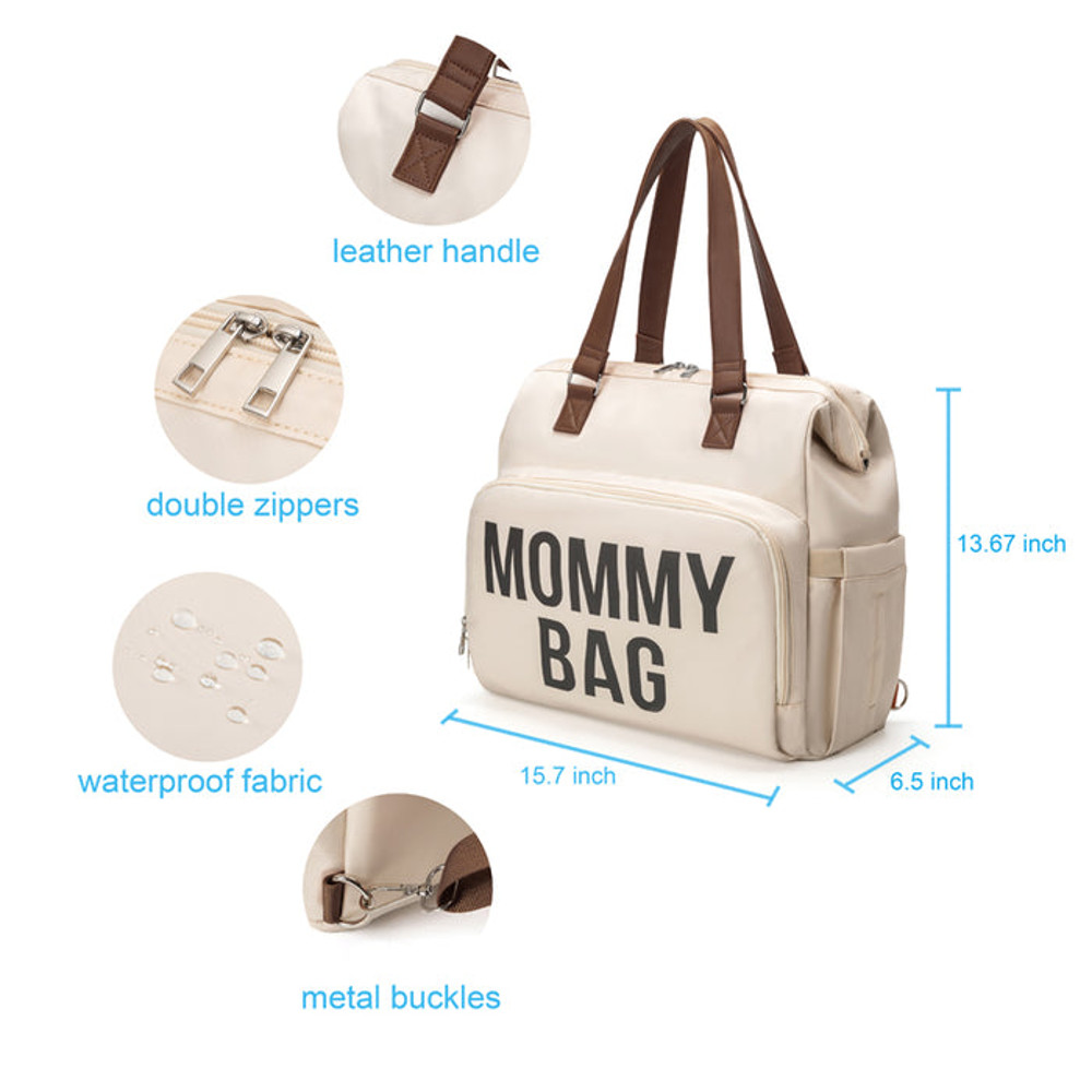 3pcssetMommybagDiaperbagLargeCapacityMaternitybagforBabyNappyBagMultifunctionalBackpa