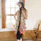 Anyyou 100 Mulberry Silk Red Green Long Scarf Luxury Brand 7