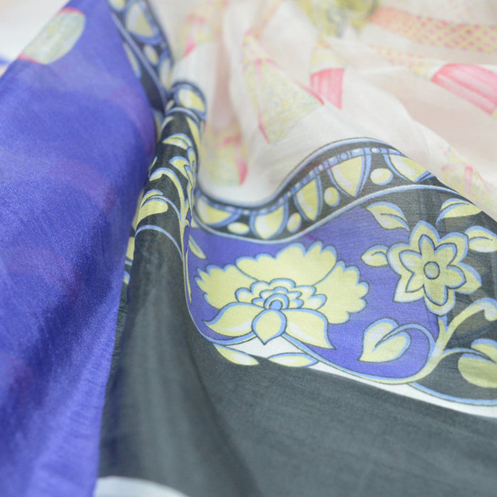 Anyyou 100 Mulberry Silk Off White Long Scarf Luxury Brand 10