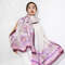 Anyyou 100 Mulberry Silk Purple Long Scarf Luxury Brand Women 2