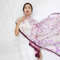 Anyyou 100 Mulberry Silk Purple Long Scarf Luxury Brand Women 3