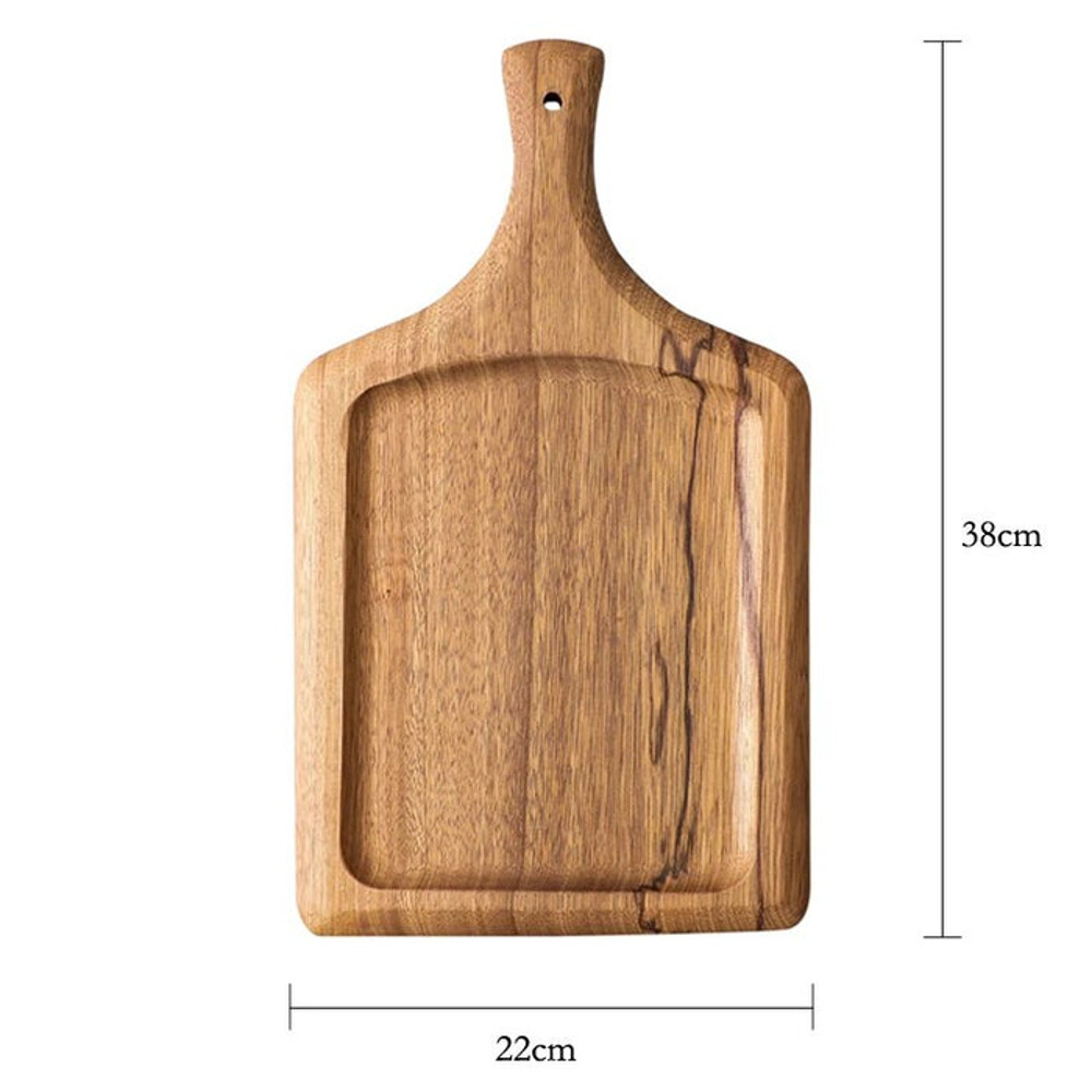 Anygleam Natural Wood Square Wood Cutting Board Food Kitchen Tableware 1