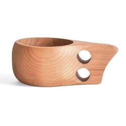 anygleam brown style 1 wooden cup coffee mug