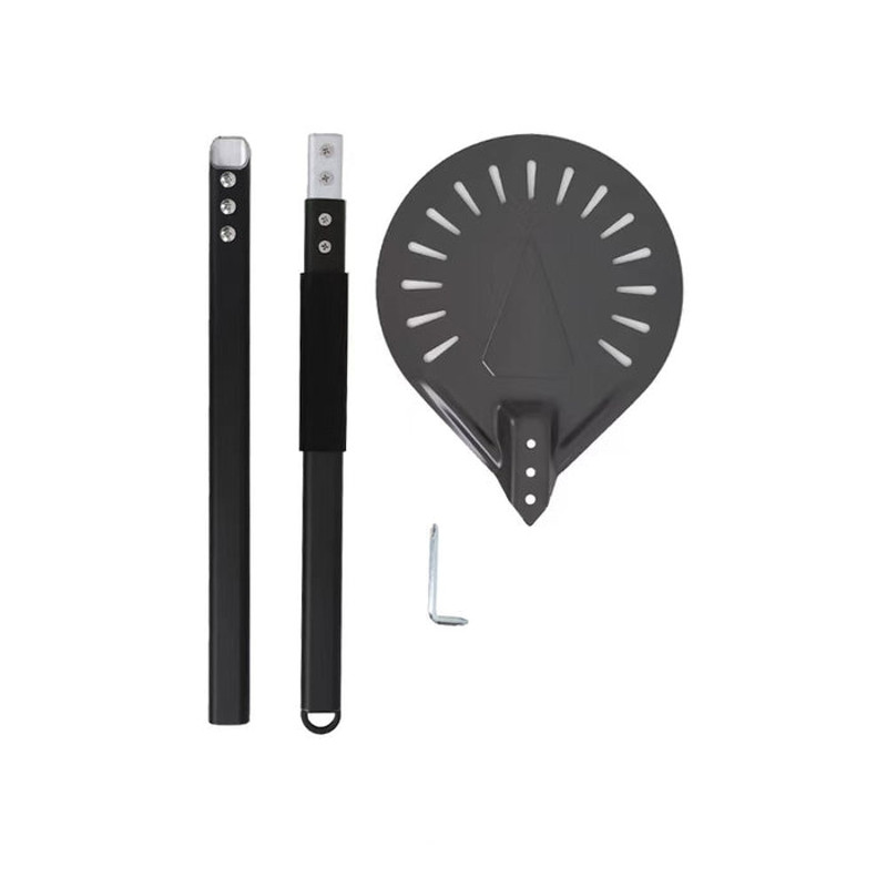 Anygleam Pizza Shovel 110cm Dark Grey For Perforated Peel 1