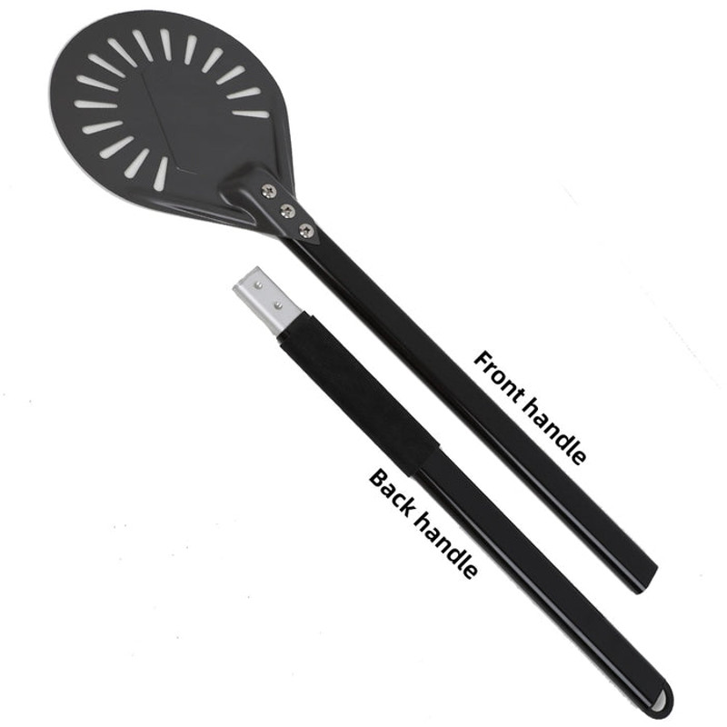 Anygleam Pizza Shovel 110cm Dark Grey For Perforated Peel 4