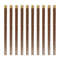 Anygleam Dark Brown 10pairs Wooden Chinese Sticks Set 1