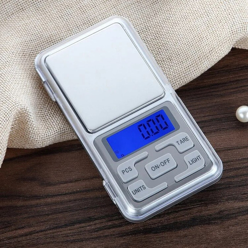 Anygleam Silver Mini Electronic Jewelry Scale 500G 4
