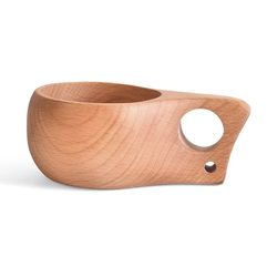 anygleam brown style 2 wooden cup coffee mug kitchen