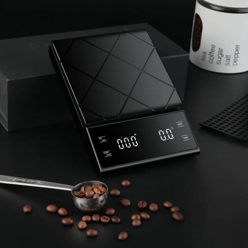 Anygleam Black Coffee Weighing Scale 5Kg Accurate Measure 2