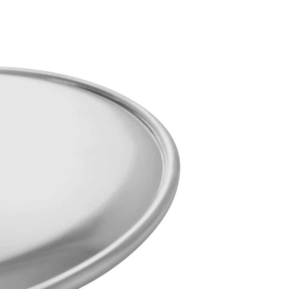 Anygleam 12 Inches Pizza Tray Aluminum Narrow Rimmed Non Stick Metallic 4