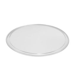 anygleam 10 inches pizza tray aluminum wide rimmed non stick metallic