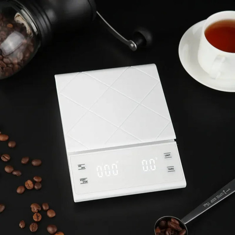 Anygleam White Coffee Weighing Scale 5Kg Accurate Measure Electronic 2