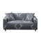 Anyhouz Sofa Cover Gray Plaid Christmas Reindeer Horn Stretchable Slipcover 0