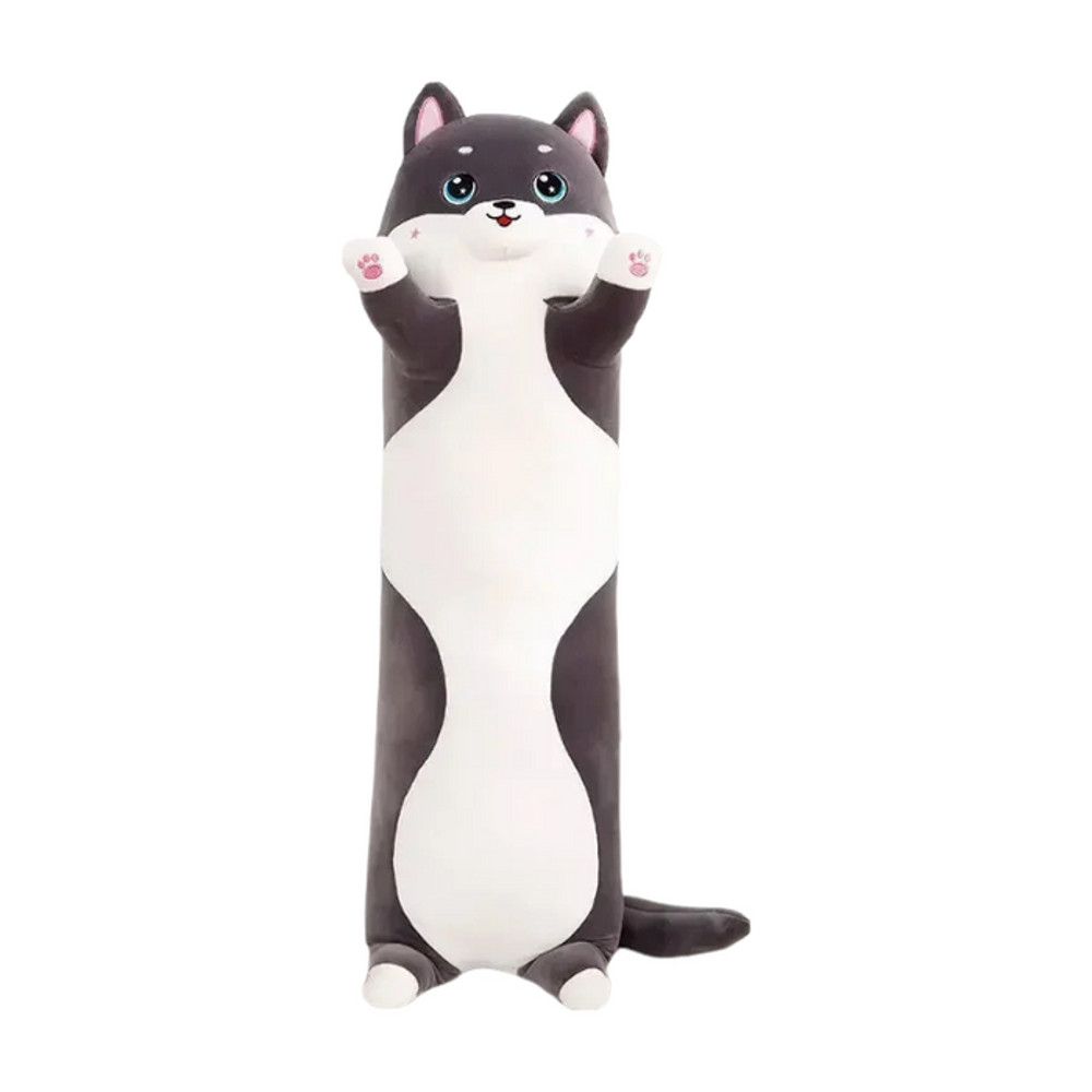 Anyhouz Side Sleeping Body Pillow Black Lovely Husky Bed Sofa 0