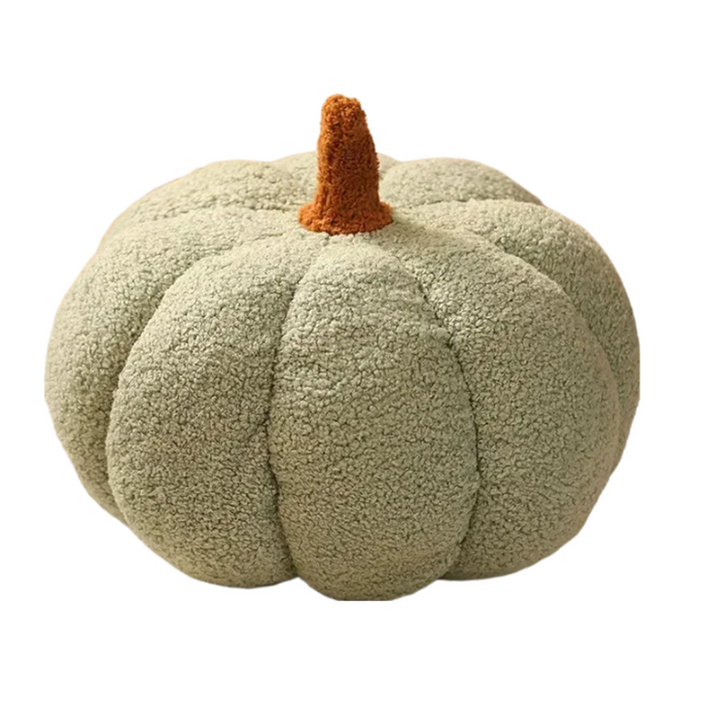 Anyhouz Throw Pillows Light Green Lamb Fleece Pumpkin Plush Toys 0