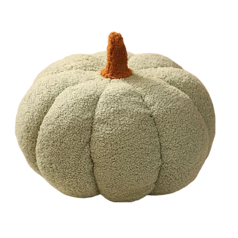 Anyhouz Throw Pillows Light Green Lamb Fleece Pumpkin Plush Toys 0