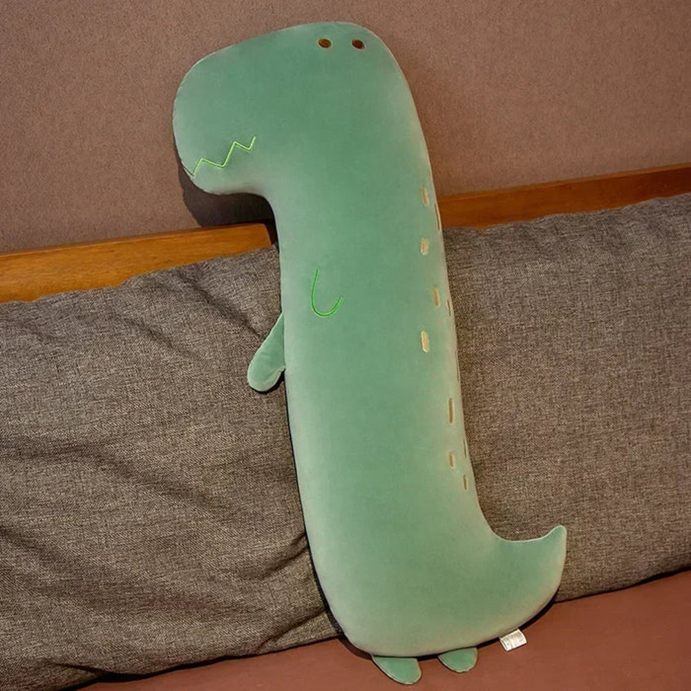 Anyhouz Side Sleeping Body Pillow Green Dinasaur Lovely Cartoon Animal 1