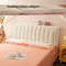 Anyhouz Headboard Cover Off White Short Plush Super Soft 2