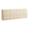 Anyhouz Headboard Cover Square Beige Super Soft Smooth 0
