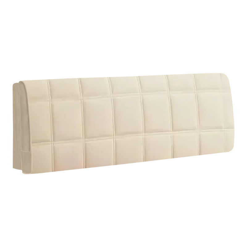Anyhouz Headboard Cover Square Beige Super Soft Smooth 0