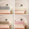 Anyhouz Headboard Cover Square Beige Super Soft Smooth 4
