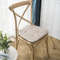 Anyhouz Chair Cushion With Straps White Seat Pad Mat 1