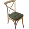 Anyhouz Chair Cushion With Straps White Seat Pad Mat 9