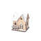 Anyhouz Christmas Wooden House Luminous Tabletop Decoration 5