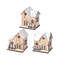 Anyhouz Christmas Wooden House Luminous Tabletop Decoration 0