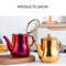 AnyGleam Teapot Stainless Steel With Filter For Coffee Tea Oil 4