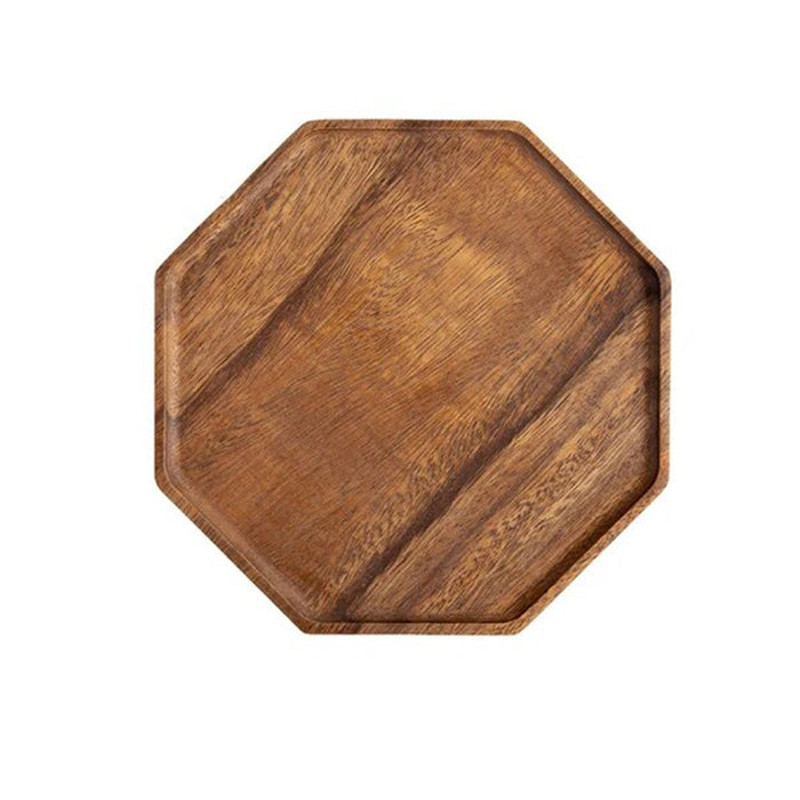 Anygleam Wood Diagonal Oval Acacia Wood Plate 5