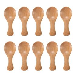anygleam wood 10 pcs wooden kitchen spoon kitchen