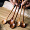 Anygleam 6pcs Wooden Tea Long Spoon Kitchen Tableware 3