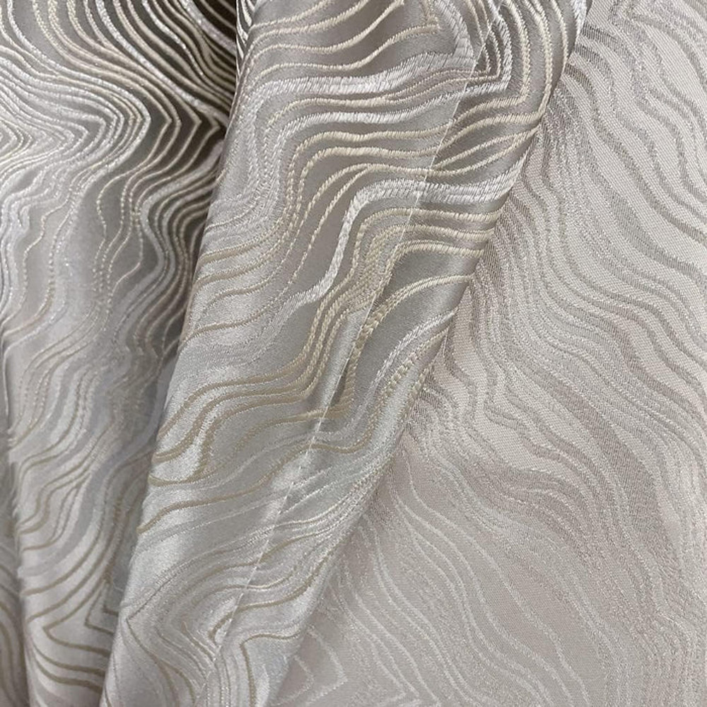 Anyhouz Curtain Silver Gray Fashion Luxury Curtains Window Decor 3