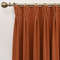Anyhouz Orange High Quality Modern Velvet Blackout Curtains 1