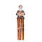 Anyhouz Halloween Skeleton Hanging Decoration With Colorful Tassels 2