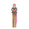 Anyhouz Halloween Skeleton Hanging Decoration With Colorful Tassels 7