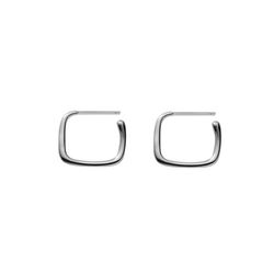 anyco fashion earrings silver 925 sterling simple geometric