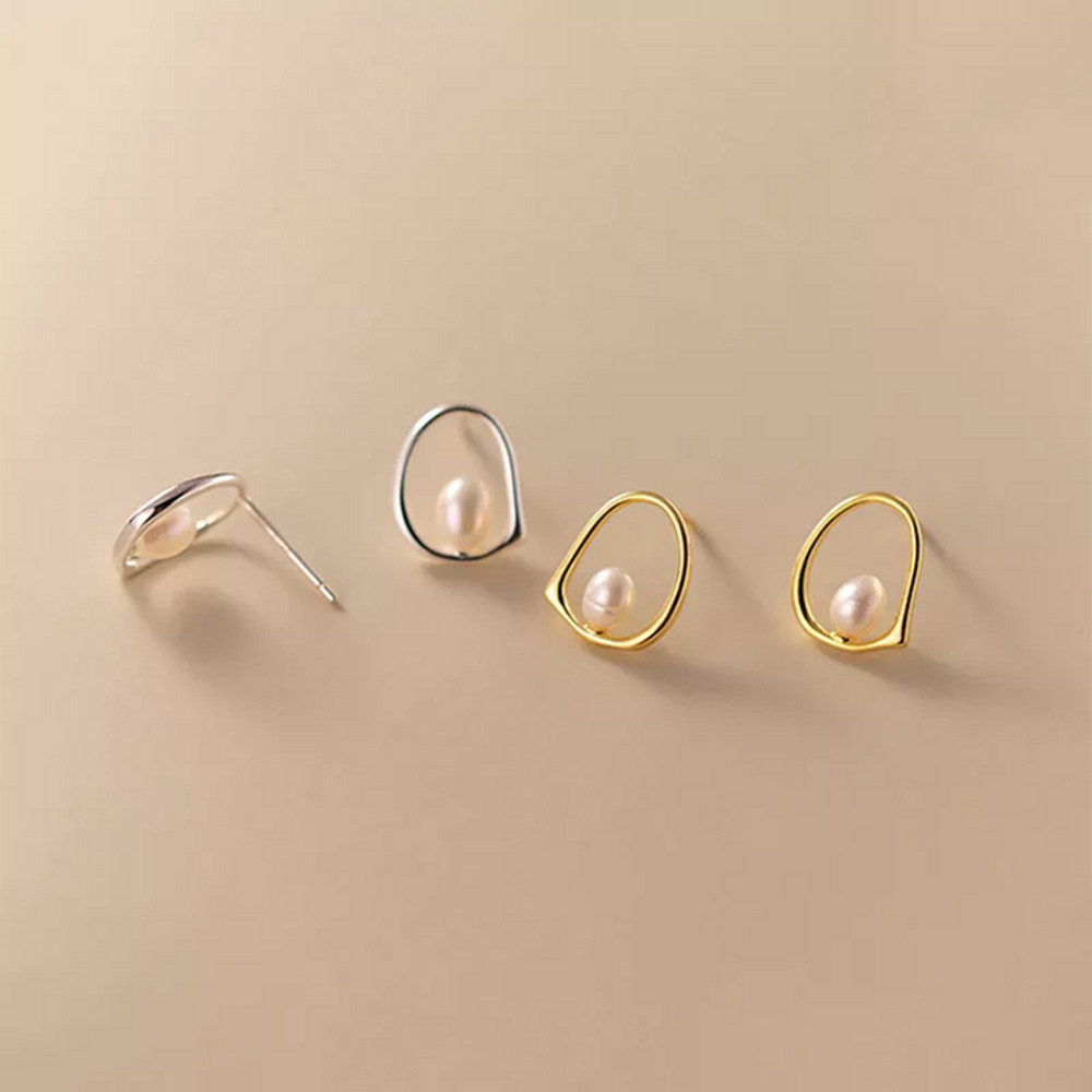 Anyco Fashion Earrings Silver 925 Sterling Hollow 3