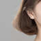 Anyco Fashion Earrings Real Sterling Silver Sweet Romantic White 3